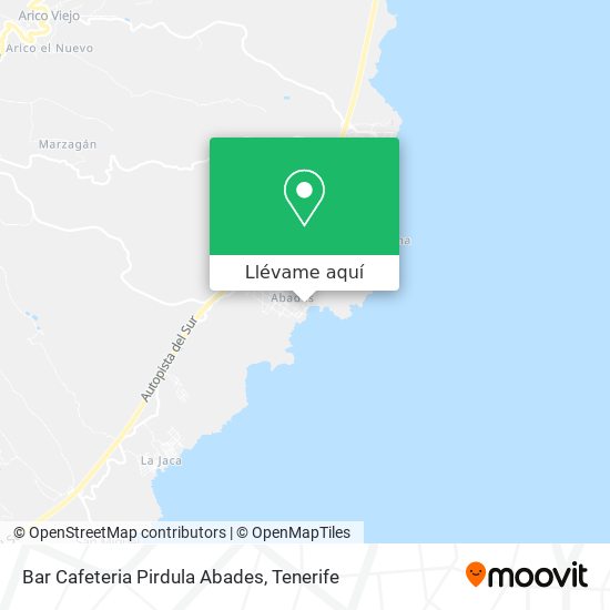 Mapa Bar Cafeteria Pirdula Abades