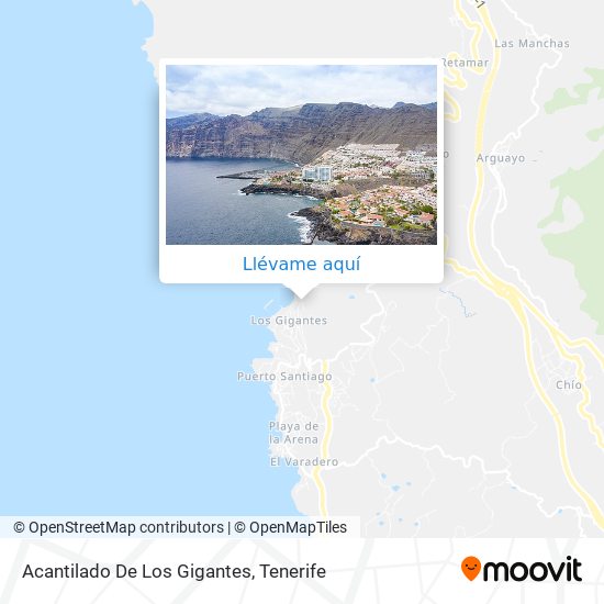 Mapa Acantilado De Los Gigantes