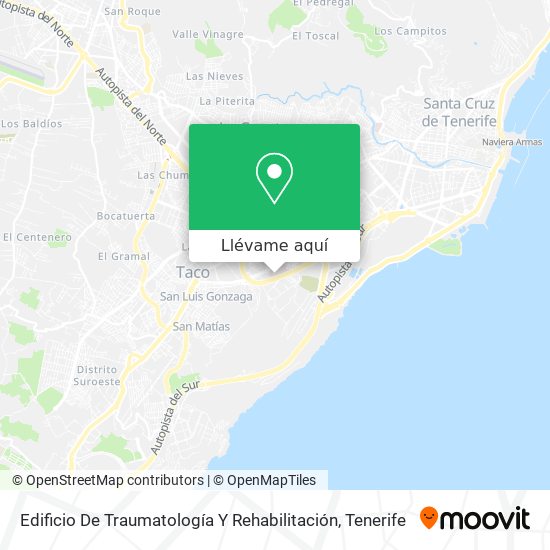 Mapa Edificio De Traumatología Y Rehabilitación