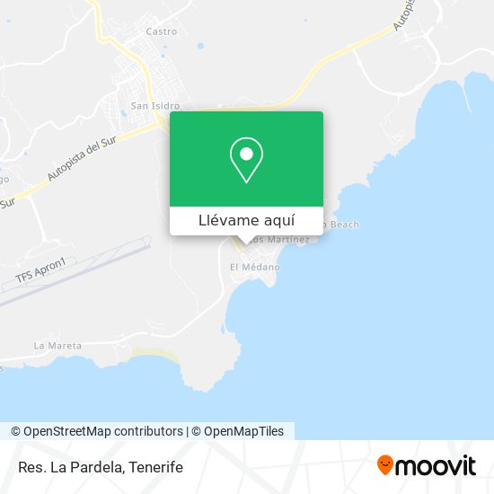 Mapa Res. La Pardela