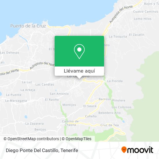 Mapa Diego Ponte Del Castillo