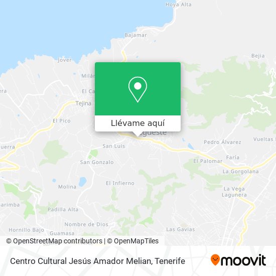 Mapa Centro Cultural Jesús Amador Melian