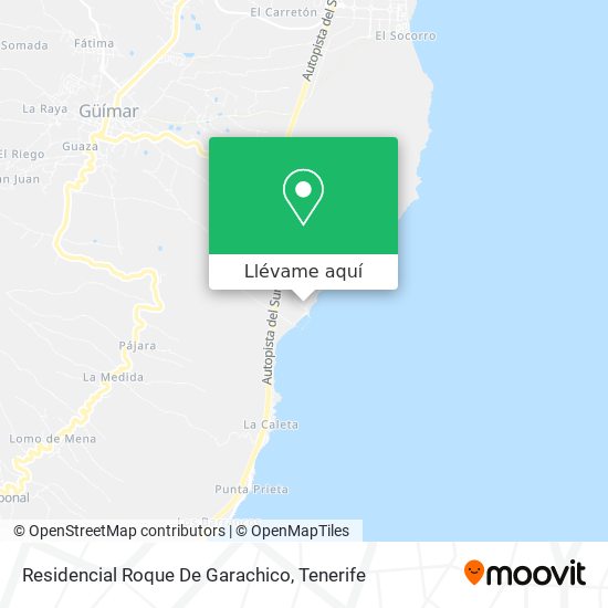 Mapa Residencial Roque De Garachico