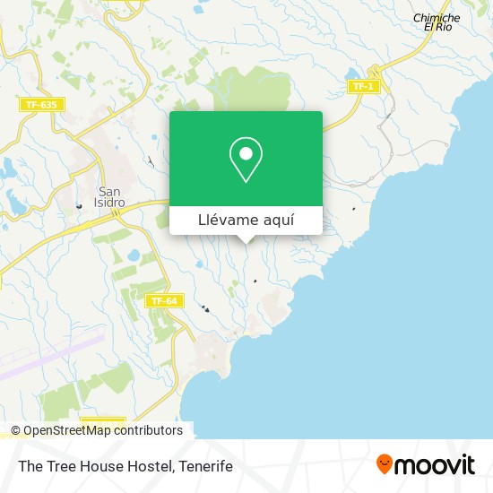 Mapa The Tree House Hostel