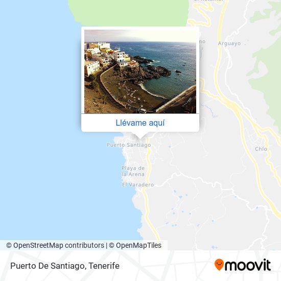 Mapa Puerto De Santiago