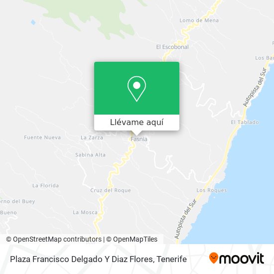 Mapa Plaza Francisco Delgado Y Diaz Flores