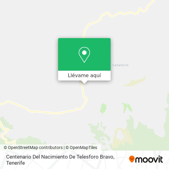 Mapa Centenario Del Nacimiento De Telesforo Bravo
