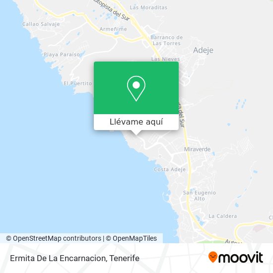 Mapa Ermita De La Encarnacion
