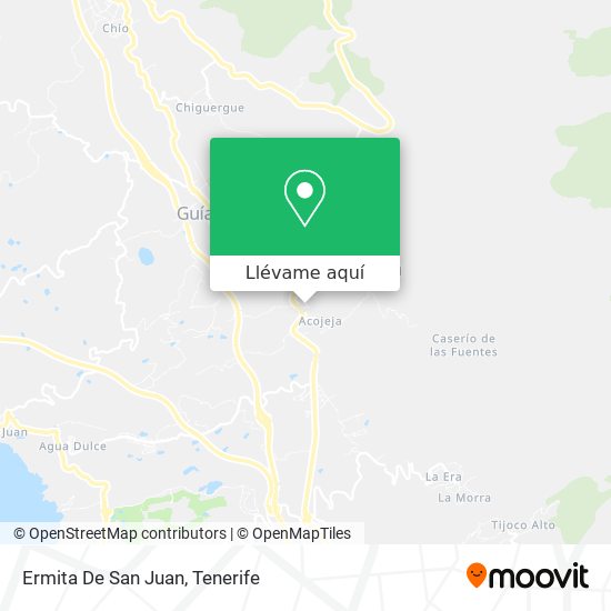 Mapa Ermita De San Juan