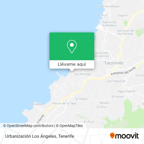 Mapa Urbanización Los Ángeles