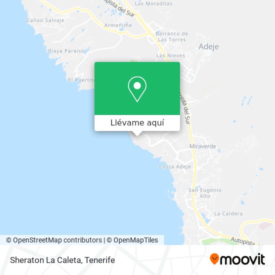 Mapa Sheraton La Caleta