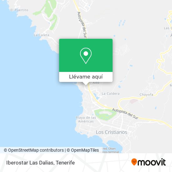 Mapa Iberostar Las Dalias