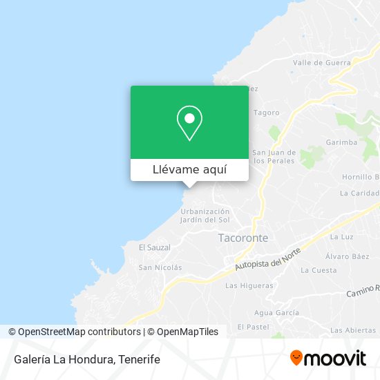 Mapa Galería La Hondura