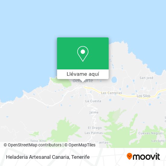 Mapa Heladeria Artesanal Canaria