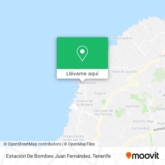 Mapa Estación De Bombeo Juan Fernández