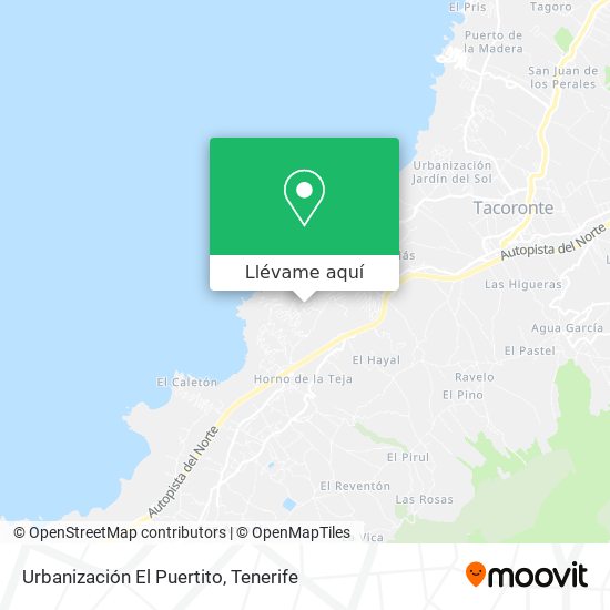 Mapa Urbanización El Puertito