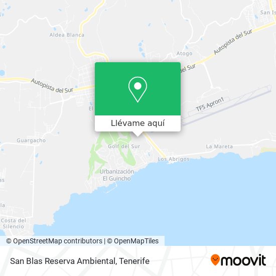 Mapa San Blas Reserva Ambiental