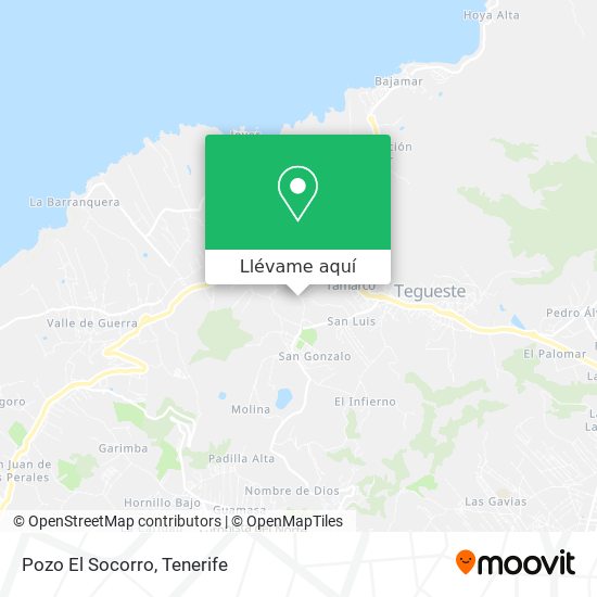 Mapa Pozo El Socorro