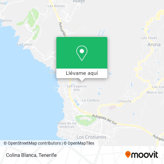 Mapa Colina Blanca
