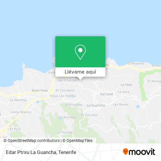 Mapa Edar Ptrsu La Guancha