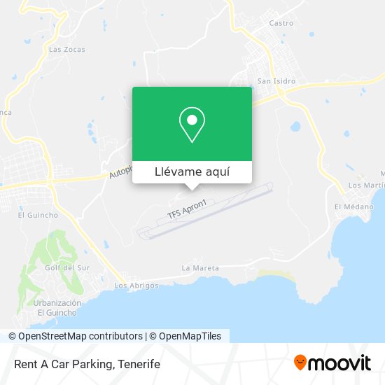 Mapa Rent A Car Parking