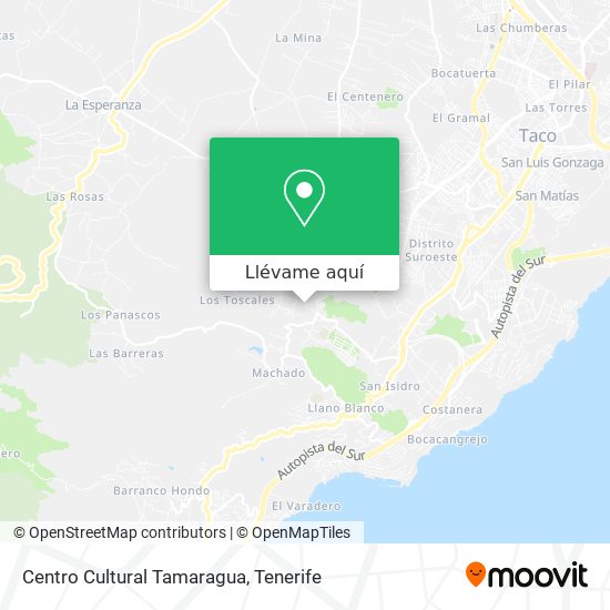Mapa Centro Cultural Tamaragua