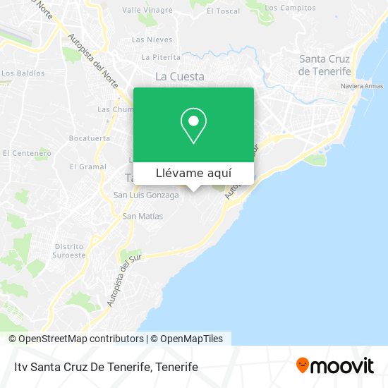 Mapa Itv Santa Cruz De Tenerife