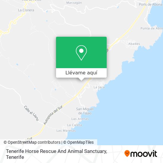 Mapa Tenerife Horse Rescue And Animal Sanctuary