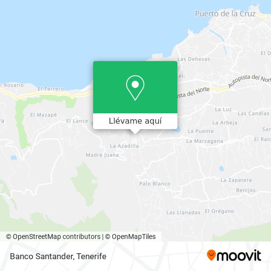 Mapa Banco Santander