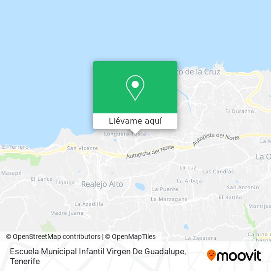Mapa Escuela Municipal Infantil Virgen De Guadalupe