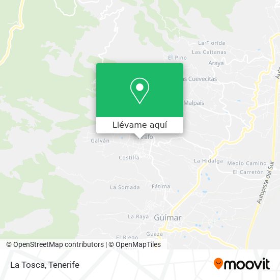 Mapa La Tosca