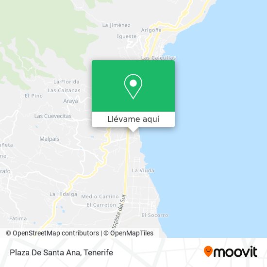 Mapa Plaza De Santa Ana
