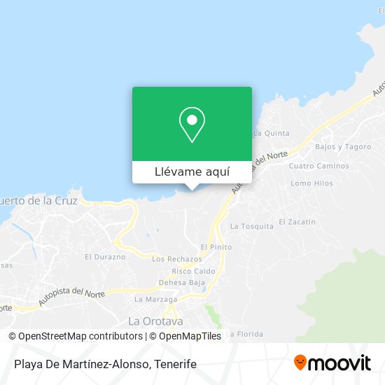 Mapa Playa De Martínez-Alonso