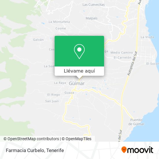 Mapa Farmacia Curbelo