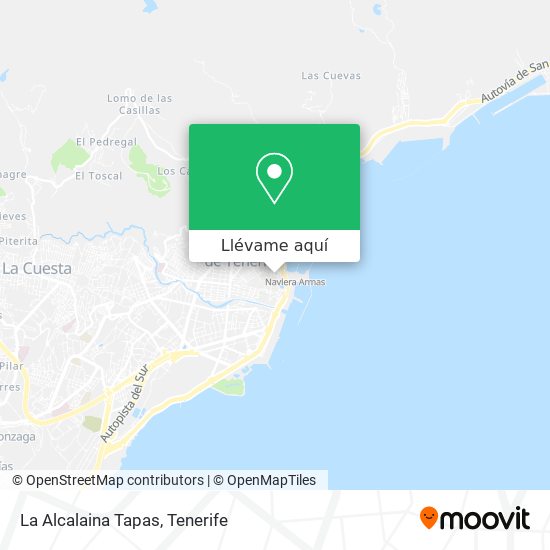 Mapa La Alcalaina Tapas