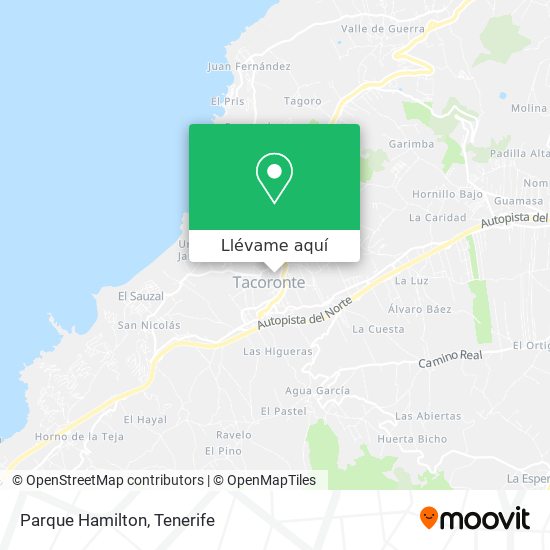 Mapa Parque Hamilton