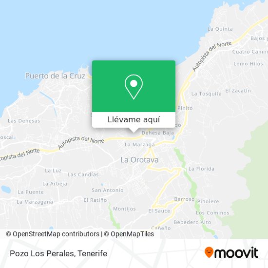 Mapa Pozo Los Perales