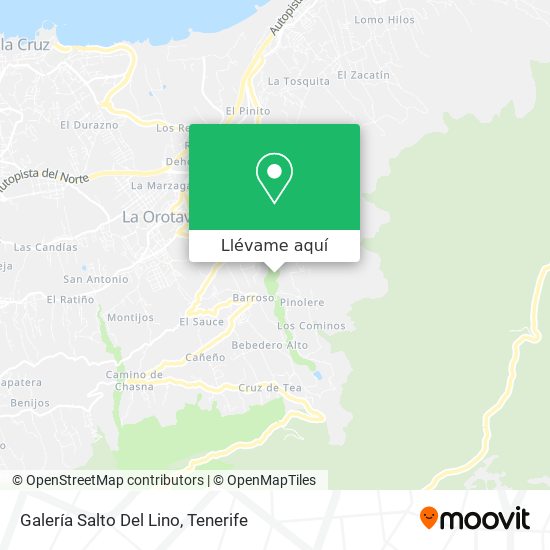 Mapa Galería Salto Del Lino