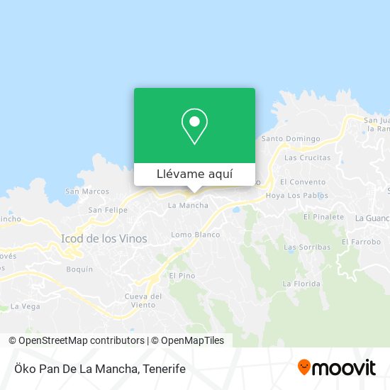 Mapa Öko Pan De La Mancha