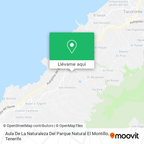 Mapa Aula De La Naturaleza Del Parque Natural El Montillo