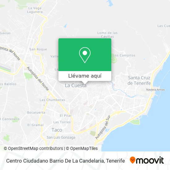 Mapa Centro Ciudadano Barrio De La Candelaria
