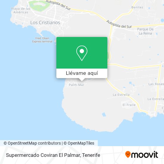 Mapa Supermercado Coviran El Palmar