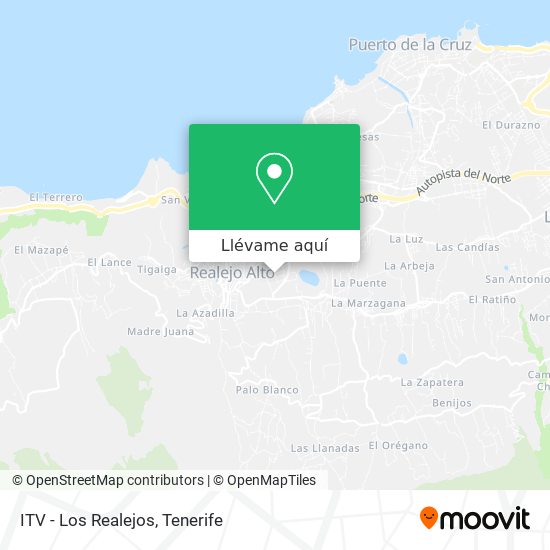 Mapa ITV - Los Realejos