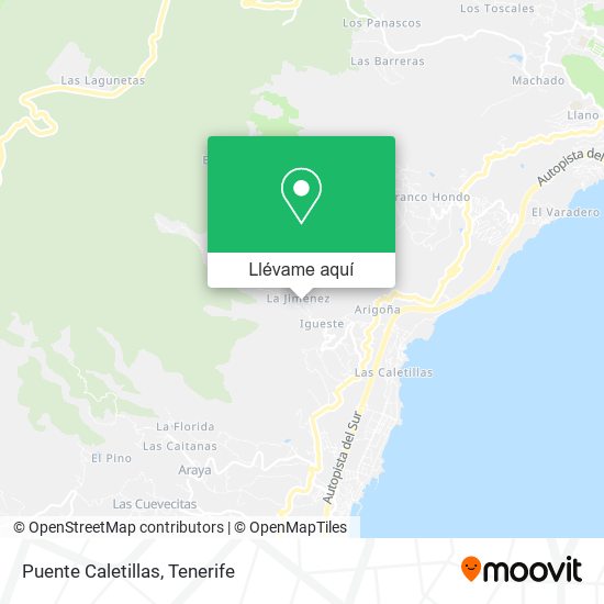 Mapa Puente Caletillas