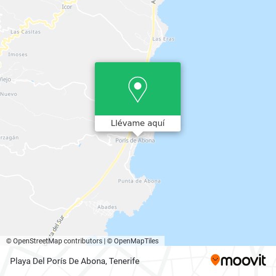 Mapa Playa Del Porís De Abona