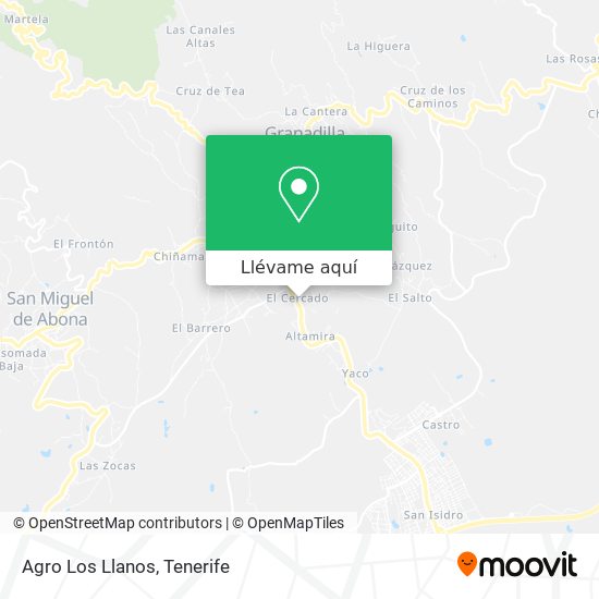 Mapa Agro Los Llanos