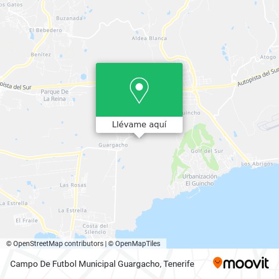 Mapa Campo De Futbol Municipal Guargacho