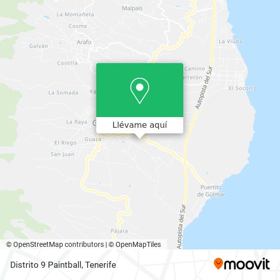 Mapa Distrito 9 Paintball