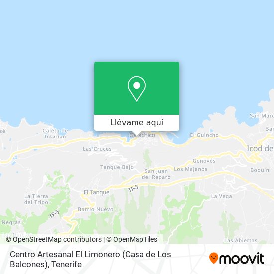 Mapa Centro Artesanal El Limonero (Casa de Los Balcones)