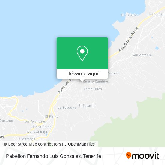 Mapa Pabellon Fernando Luis Gonzalez